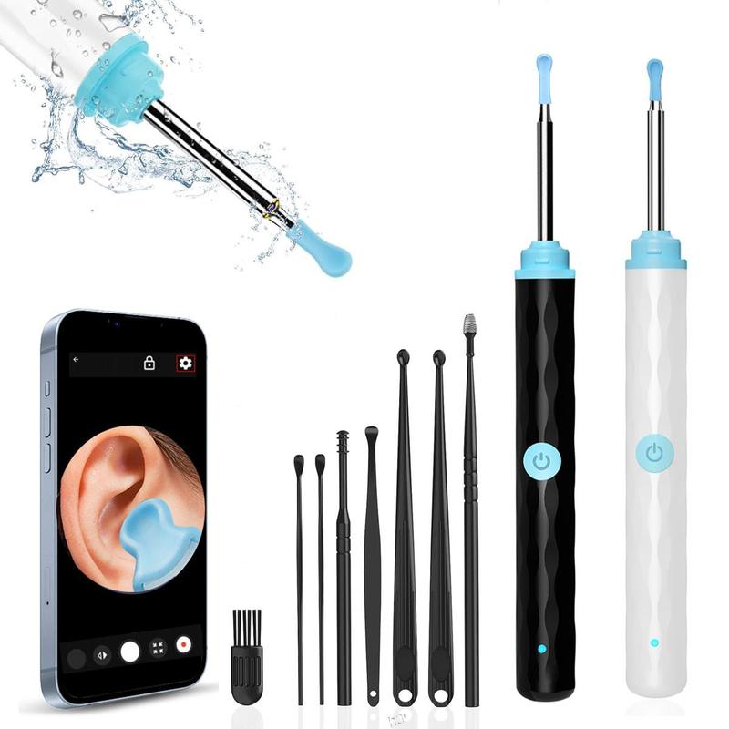 Intelligent Visual Ear Scoop, 1 Set Rechargeable Ear Cleaner with Camera, Safe & Easy Earwax Removal Tool for Home Use