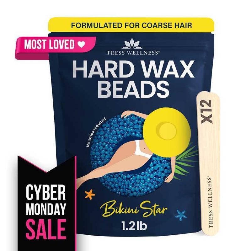 Wax Beads for Bikini & Brazilian Area Specially Formulated for Sensitive Areas | Waxing | Body Care | Bikini and Brazilian Waxing Hard Wax Beads | Hard Wax Beads for Waxing | Hair Removal