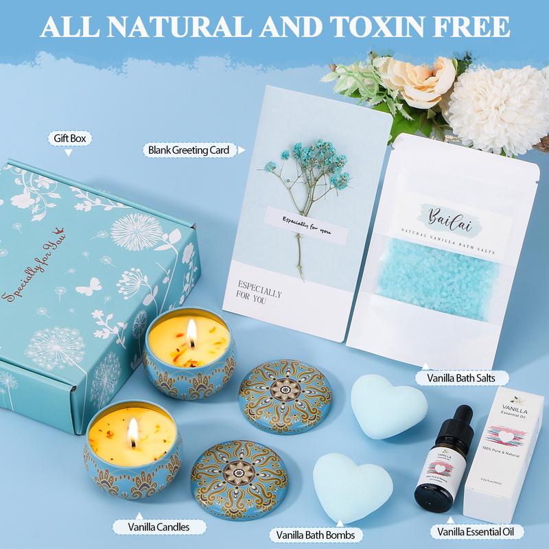 Essential Oil for Home,9pcs Home Spa Gift for Mom Mother Girlfriend and Friend,Christmas or New Year Gift,Skin Care Basket