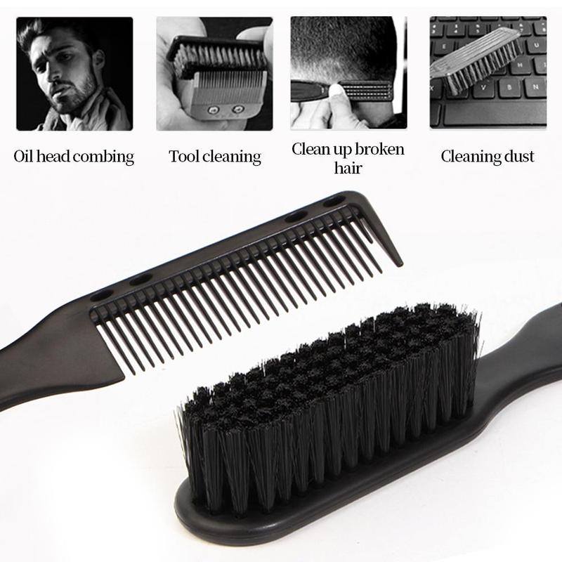 Portable Hair Styling Brush Set, 3 Counts Beard Hair Styling Comb Set, Professional Heatless Hair Styling Tool for Men & Women & Hairdresser, Christmas Gift