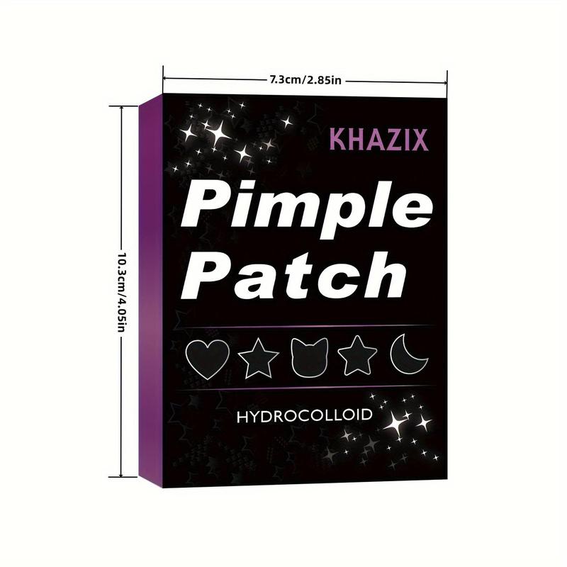 Star & Moon Shaped Pimple Patch, 100pcs box Hydrocolloid Acne Covering Patch, Waterproof Acne Patches, Skin Care Products for Women & Men