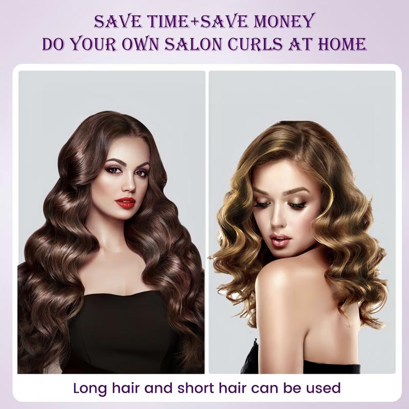 TYM ROVY-Wave Curling Iron for Easy Comfort Styling Negative Ionic hairwaver comfortable handle