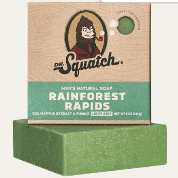 Dr. Squatch - Rainforest Rapids 4-Pack Bar Soap