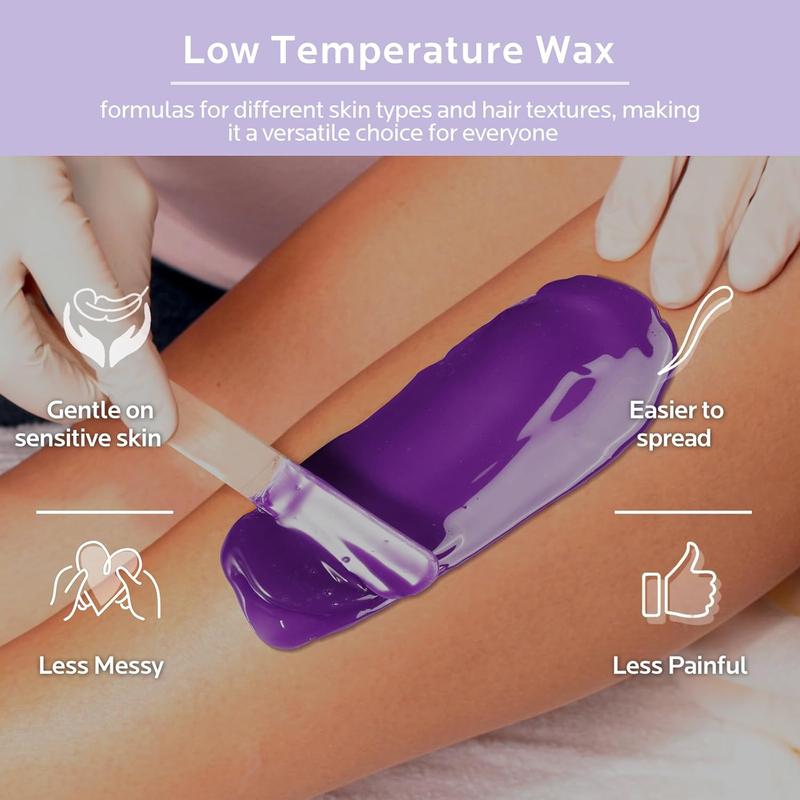 Home Bikini Waxing Kit for Women: for  Lip   Brazilian   Wax Kit for Hair Removal All  Types - with 6 Packs Wax Beads Wax Warmer Kit  Pot