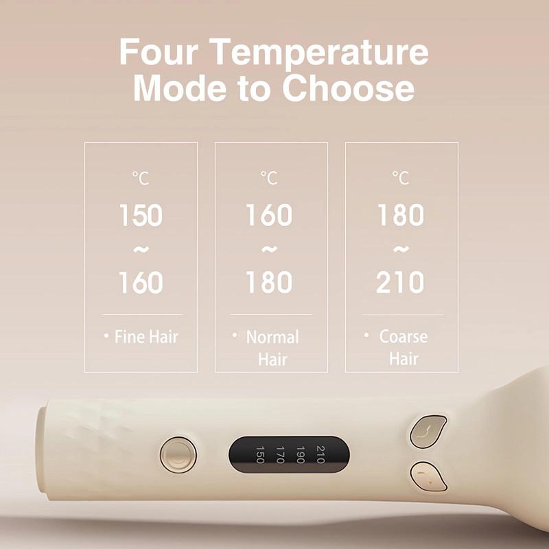 Automatic Hair Curling Iron 28mm Negative Ion Automatic Hair Hair Curl Wand 4 Modes Temperatures Curling Iron for Women Hair Styling Tools for Home Hair Curler