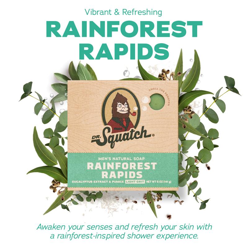 Dr. Squatch - Rainforest Rapids 4-Pack Bar Soap