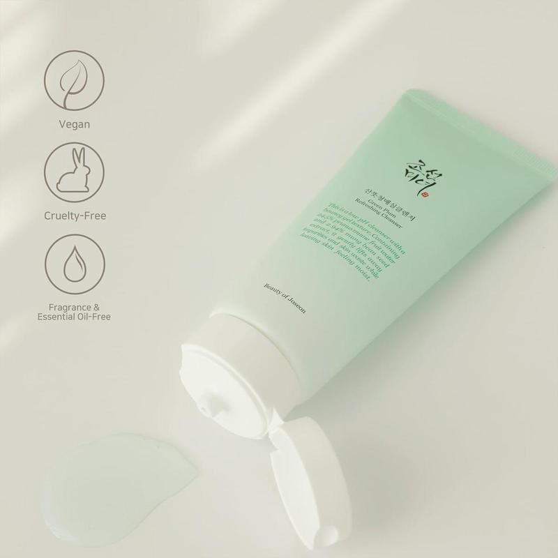 [Beauty of Joseon] Green Plum Refreshing Cleanser 100ml, Low pH cleanser, Moist gel texture, All In One Daily Cleasner, Calming Ingredients, Mung Bean Seed Extract, Cleanser for All Skin Type, Korean Skincare Cleansing