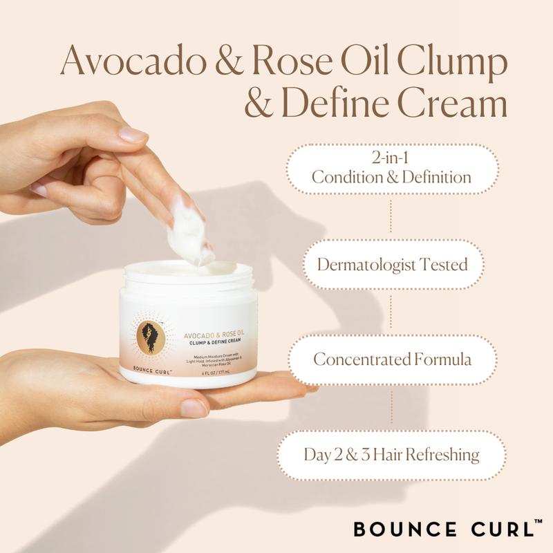 Avocado & Rose Oil Clump & Define Cream