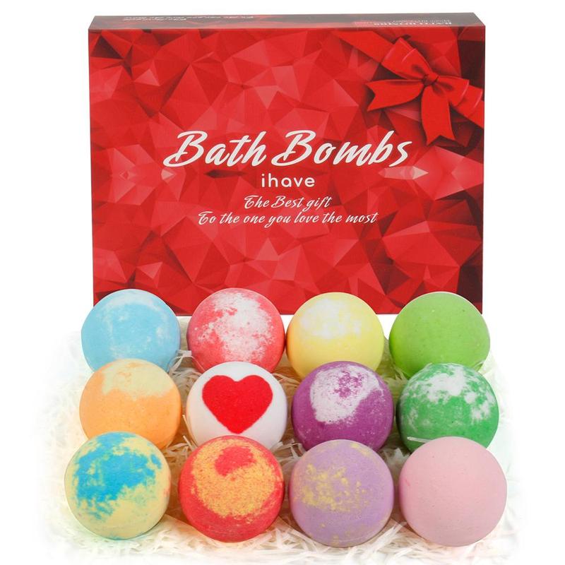 Scent Bath Bomb Gift Set, Handmade Spa Aromatherapy Bath Bomb for Body Wash & Body Care, Comfort Scented Bath Bomb, Women Wife Girls Birthday Gift