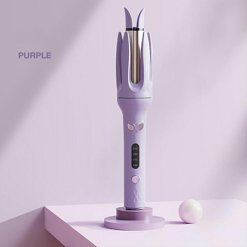 Automatic Hair Curling Iron 28mm Negative Ion Automatic Hair Hair Curl Wand 4 Modes Temperatures Curling Iron for Women Hair Styling Tools for Home Hair Curler