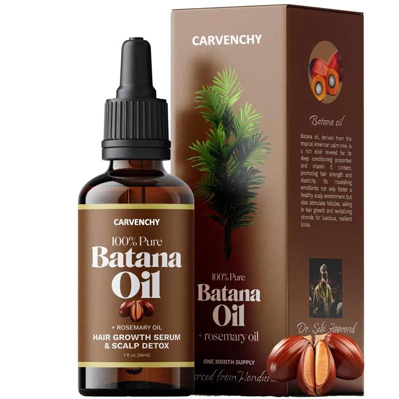 Batana Oil with Rosemary for HairGrowth - Nourish Scalp & Detox forStrong &Healthy Hair, Organic BatanaOil with Rosemary -Reduce Hair Loss &Detox Your Scalp (30 mL) Haircare Rosemary Oil