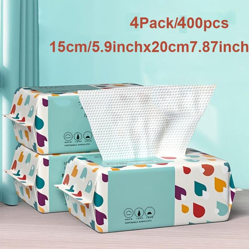 Disposable Face Towel, 100pcs pack Soft Multi-purpose Makeup Remover Disposable Face Towel, Disposable Face Cleaning Towel for Home Outdoor Travel