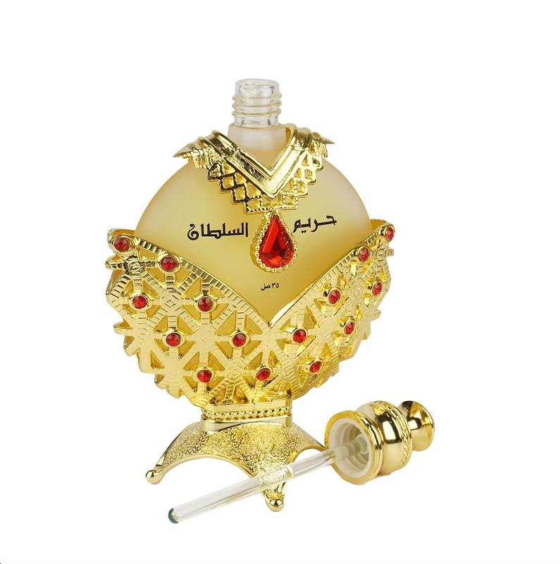 KHADLAJ Hareem Al Sultan Gold Perfume Oil Concentrated for Women, 1.18 Oz   35 ml