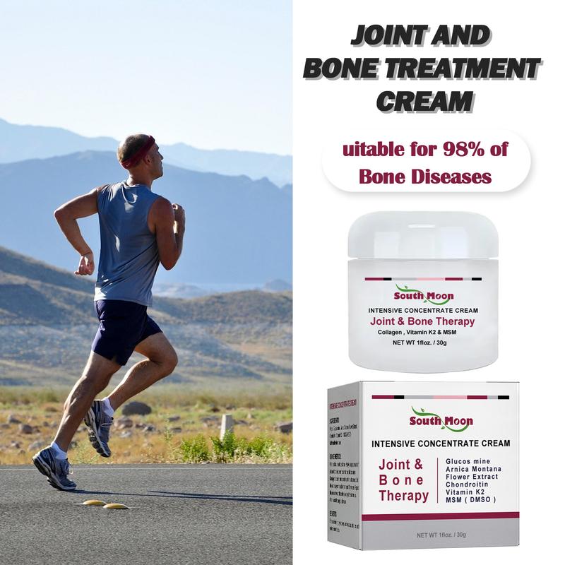 South Moon Joint & Bone Therapy Cream with Collagen, Intensive Concentrate for All Skin Types, Dual Pack (2 x 30g), Body Joint and Bone Care Formula