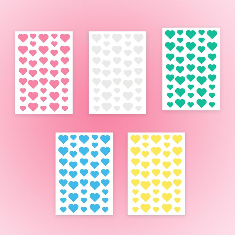 Heart Shaped Acne Patch, 1 Box Hydrocolloid Acne Cover Patches, Professional Skin Care Products for Women & Men