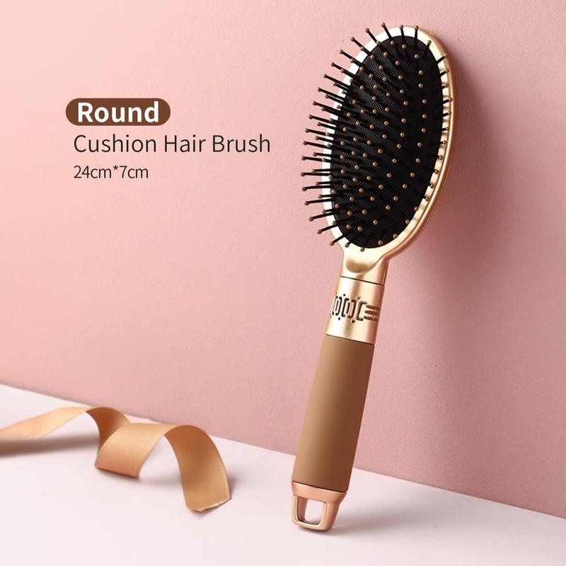 Haircare Cushion Hair Brush, 1 Count Portable Hair Brush, Professional Hair Styling Tools For Both Personal Use & Barber Use, Professional Heatless Styling Tools