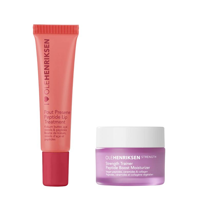 POUT PRESERVE PEPTIDE LIP TREATMENT + MINI PEPTIDE MOISTURIZER DUO Moisture Skincare