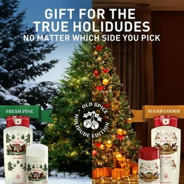 ($30 Value) Old Spice Holiday Gift Pack for Men, SnickerDudel Scent, Body Wash and Antiperspirant and Deodorant