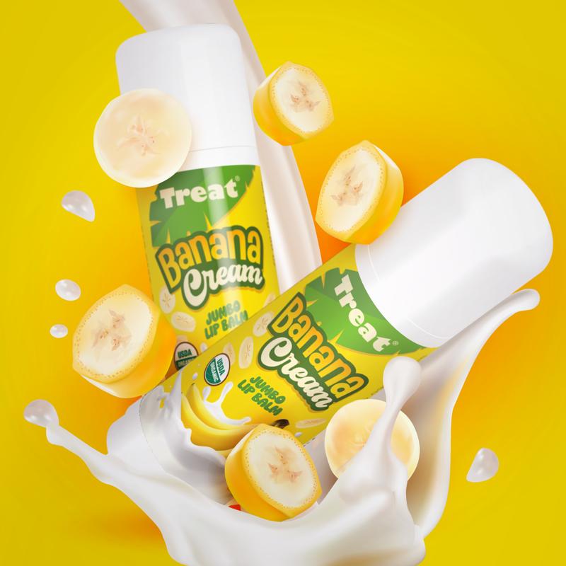 Banana Cream Jumbo Organic Lip Balm