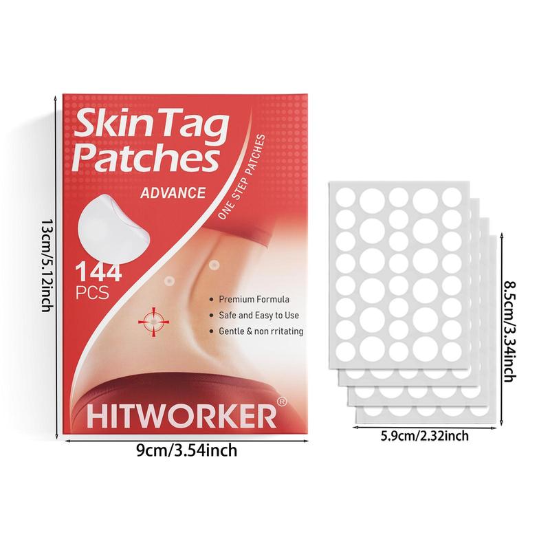 Deep Moisturizing Invisible Skincare Acne Cover Patch, 144pcs set Professional Mixed Size Acne Cover Sticker, Facial Pimple Zits Cover, Skin Care Product