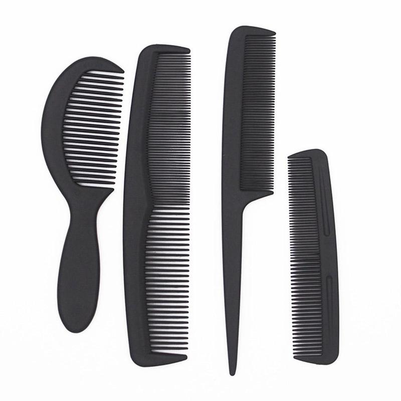 4pcs Professional Hair Comb Set, Multi-functional Hair Styling Combs, Heatless Styling Tools For Men & Women