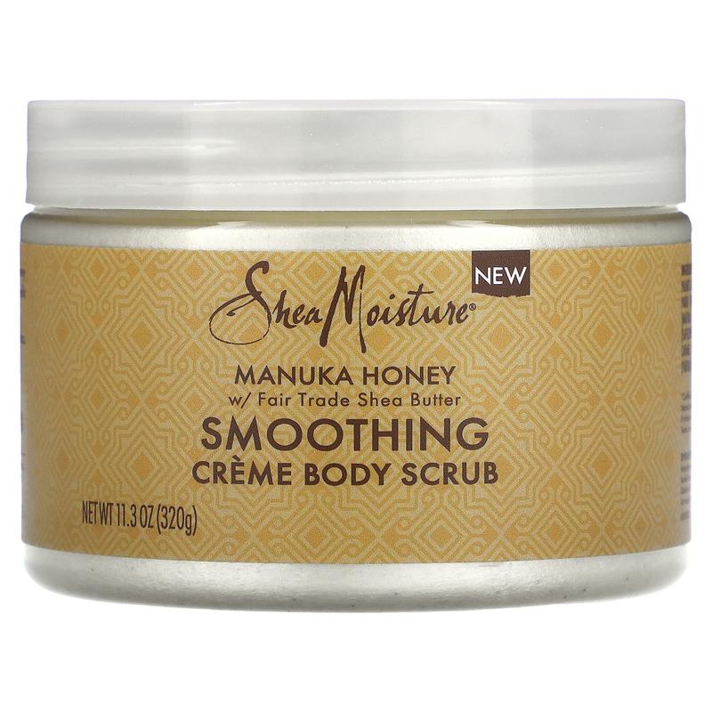 SheaMoisture Manuka Honey, Smoothing Creme Body Scrub, 11.3 oz (320 g)