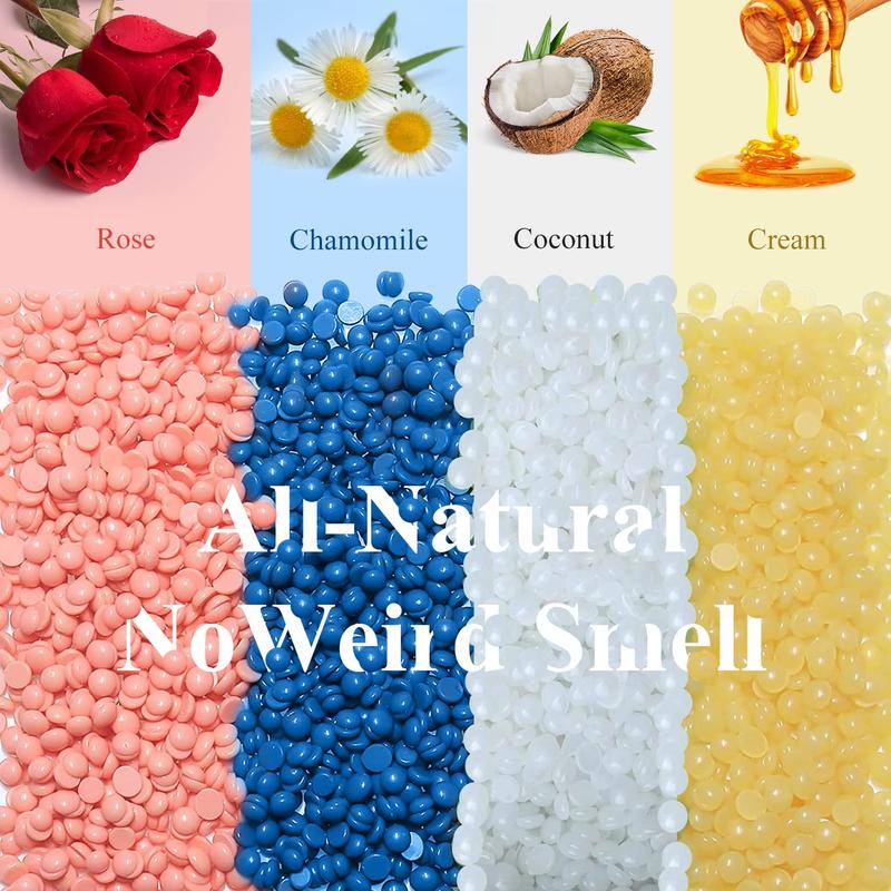 Comfort Hair Removal Wax Bean for Body Care, 1 Piece Body Hair Removal Products for Women and Men, Hard Wax Beans for Hair Removal, Eyebrow, Bikini, Legs, Face at Home