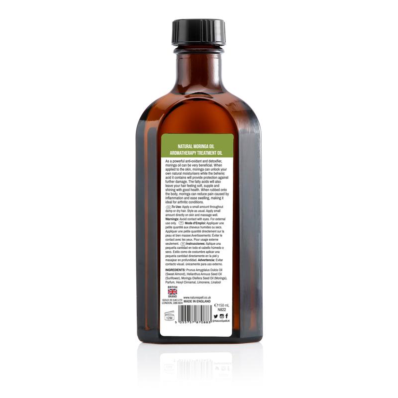 Nature Spell Moringa Oil for Hair & Skin 5.07 Fl Oz