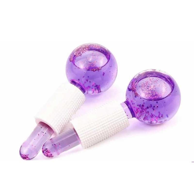 Comfort Beauty Facial Cooling Globe, Cooling Globes for Face Neck Eye Circle, Reduce Puffiness and Tighten Skin, Face Massage Cold Cure Ball Stick