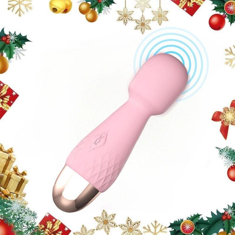 1pc Wireless Handheld Massage Gun, Rechargeable Multi-Angle Adjustment, Ergonomic Design for Full Body Relief, USB Charging, Portable Silicone, Ideal Christmas Gift