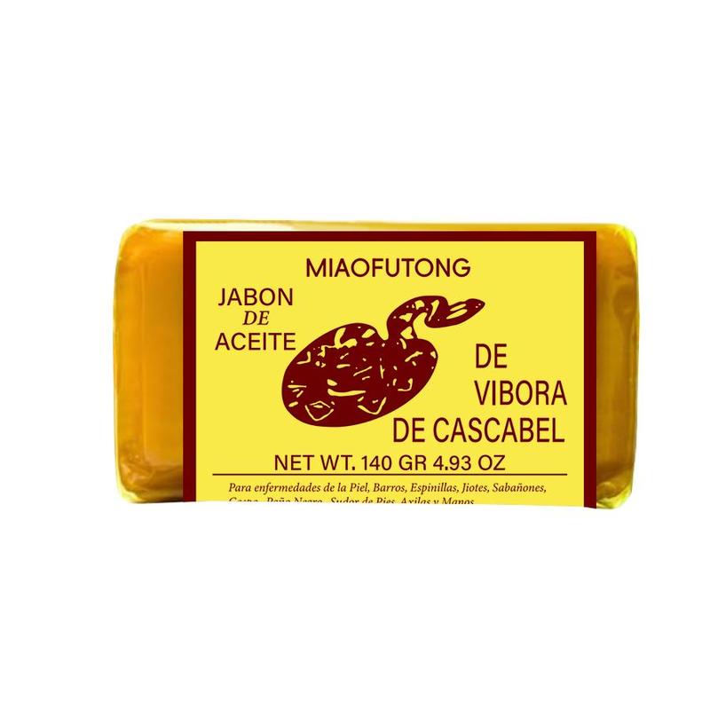 (6 pcs) Jabon de aceite de vibora decascabel (140g) jabon para la cara ytodo el cuerpo- Ayuda a eliminar elacne y paño Rattlesnake soap