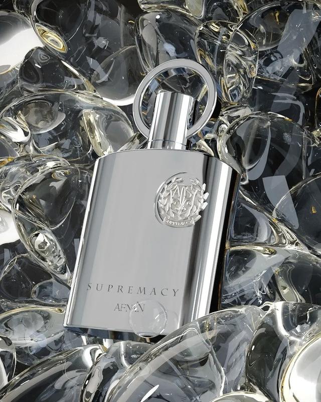 Afnan Supremacy Silver Pour Homme for Men Eau de Parfum Spray, 3.4 Ounce