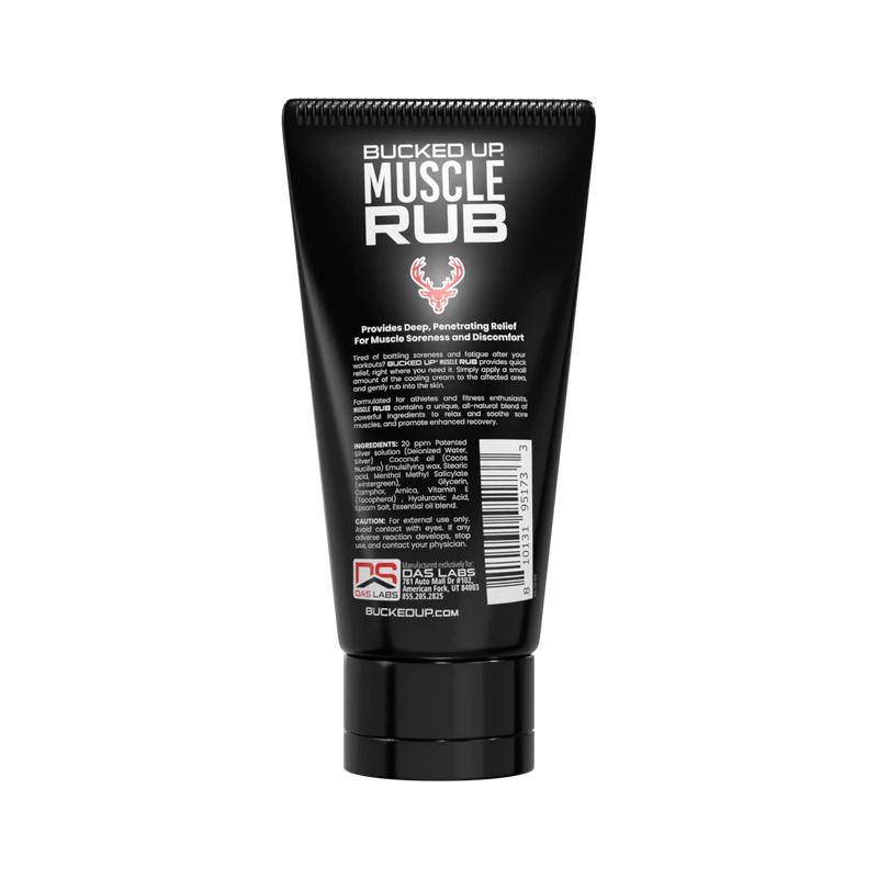 Bucked Up Muscle Rub for Sore Muscle Relief Body Care Oil