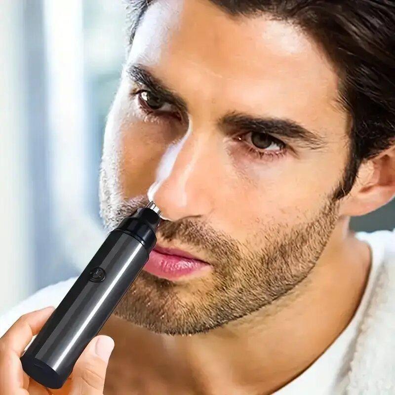 USB Rechargeable Nose Hair Trimmer, Christmas 2024 Electric Nose Hair Trimmer, Nose Hair Shaver for Christmas Gift, Personal Care Appliances for Men & Women, Winter & New Year Gift, Stocking Fillers