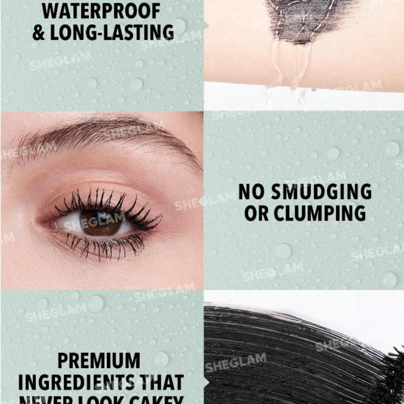 SHEGLAM All-In-One Mascara 2 In 1 Waterproof Volumizing - Makeup Cosmetic