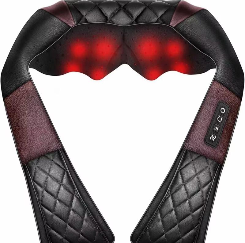 Shiatsu Neck and Back Massager, Electric Shoulder Massager, Car Neck Massage Pillow for Neck, Back, Shoulder, Foot, Leg Massage, Relieve Muscle Pain,Perfect Present for Man Woman Family, Thanksgiving, Christmas, New Year Gift