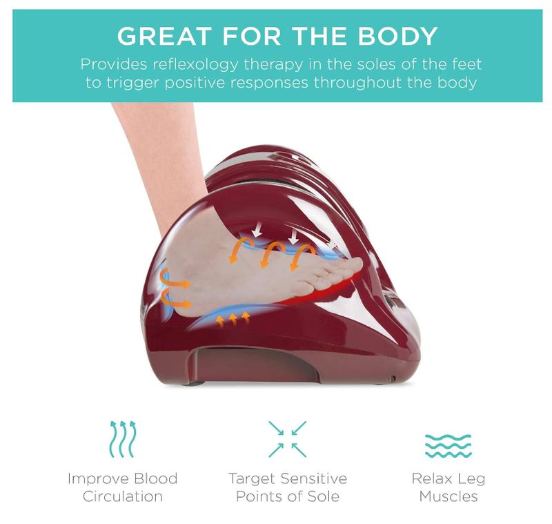 New Shiatsu Foot Massager. Massager with Soothing Heat, Deep Kneading Therapy. Get the Gift of Relaxation with the New Shiatsu Foot Massager. Comfort