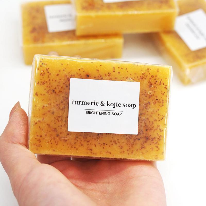 Turmeric & Kojic Acid Cleansing Soaps, Natural Extracts Soaps, Moisturizing Soaps For Women, Body Wash & Soaps For Daily Use, Christmas Gift