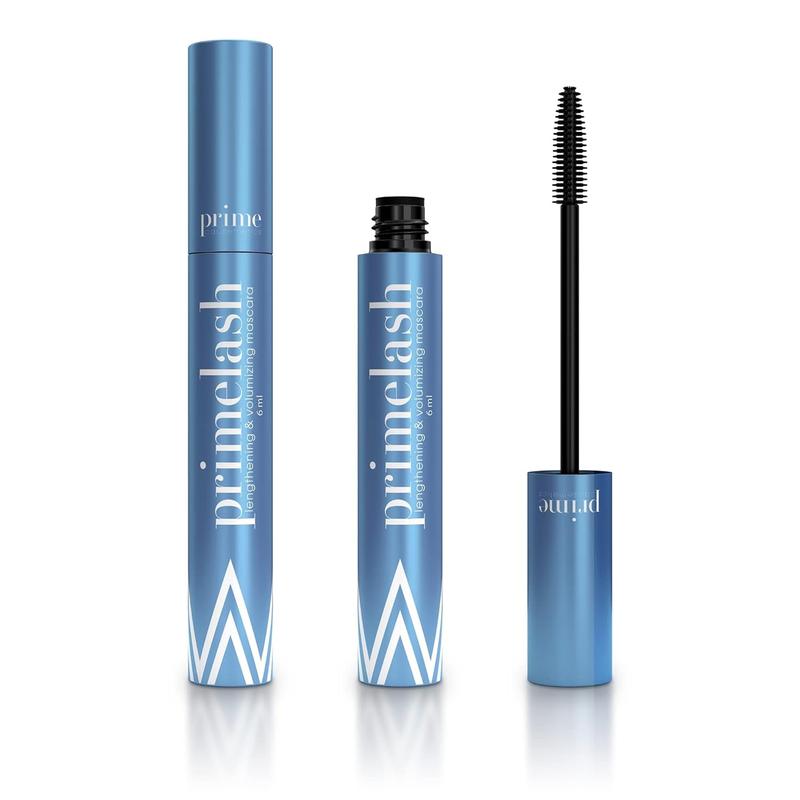 Primelash mascara for older women-volumizing, incredible length in 2 coats-long-stay, zero clumps, hypoallergenic (black) Makeup Serum Eyelash Nourishing Cosmetic