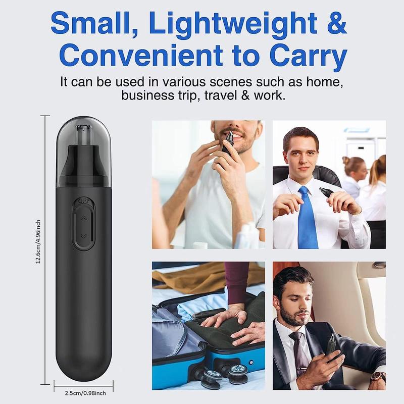 Ear and Nose Hair Trimmer Clipper, 1 Count Electric Painless Nose Hair Trimmer for Men and Women