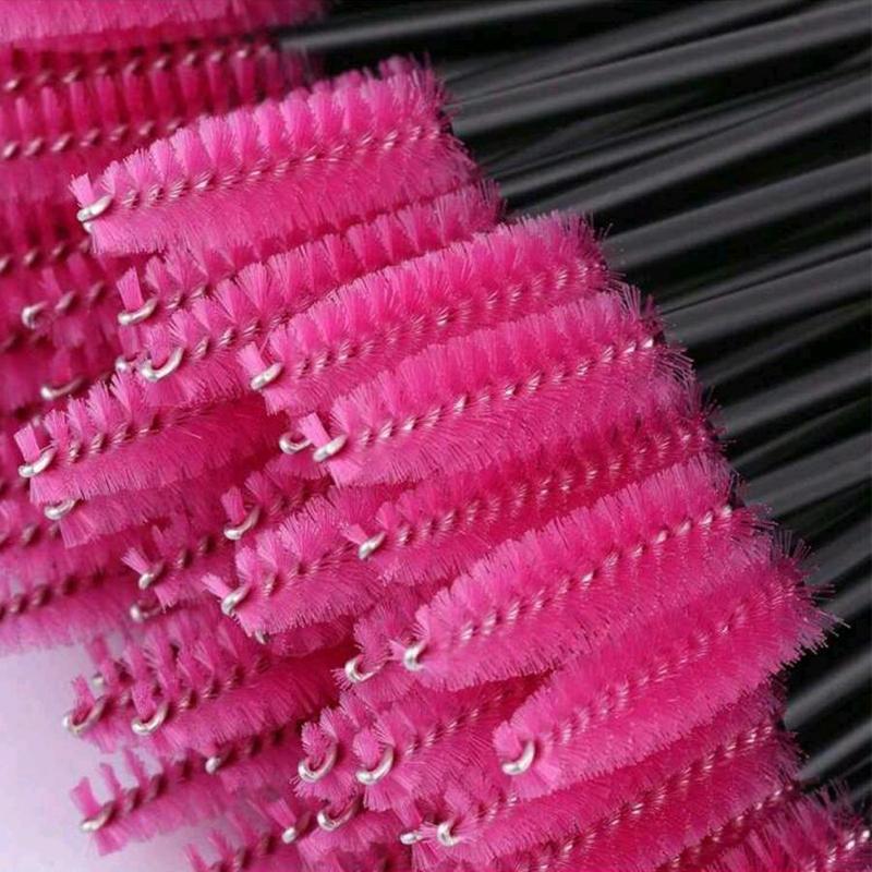 Eyelash & Lip Brush Set, 100pcs Disposable Eyelash Mascara Wands And Lip Brushes Set, Professional Makeup Tools