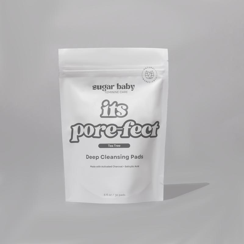 NEW - SugarBabySkin - It's Pore-fect Deep Cleansing Pads - Activated Charcoal and Tea Tree Extract