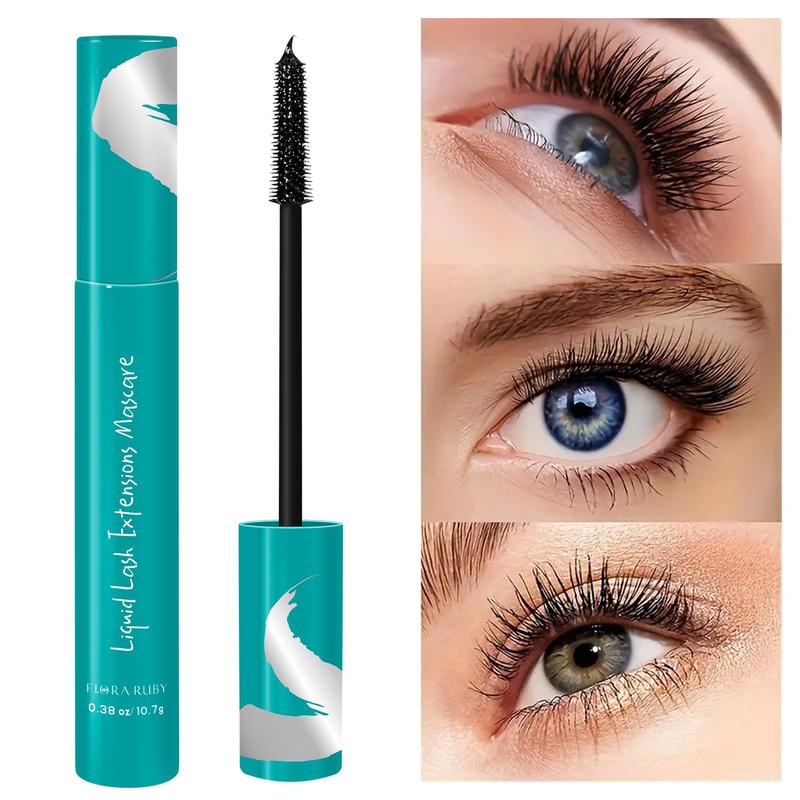 Long Lasting Mascara, 1 Count Waterproof Eyelash Extensions Mascara, Professional Eye Enhancement Makeup Products for Women & Girls