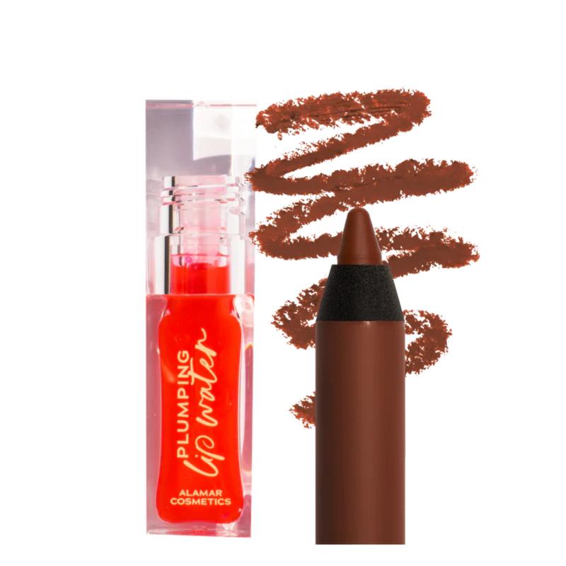 Coqueta Liner + Agua Ardiente Plumping Gloss Lip Combo