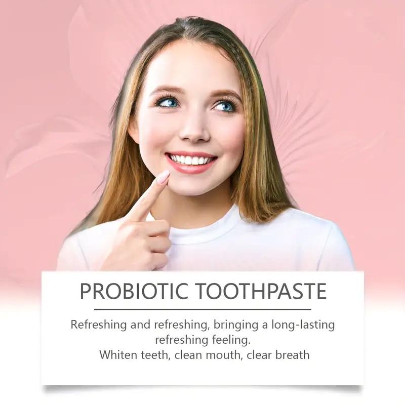 SP-8 Probiotic Toothpaste, Toothpaste Fresh Breath，Deep Cleaning Care Toothpaste