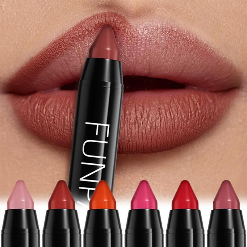 Long-lasting Lip Liner, 1 Count Moisturizing Cream Texture Lip Liner, Silky Skin Tone Nude Red Lip Care Lip Stain Stick, Women's Cosmetics Gift