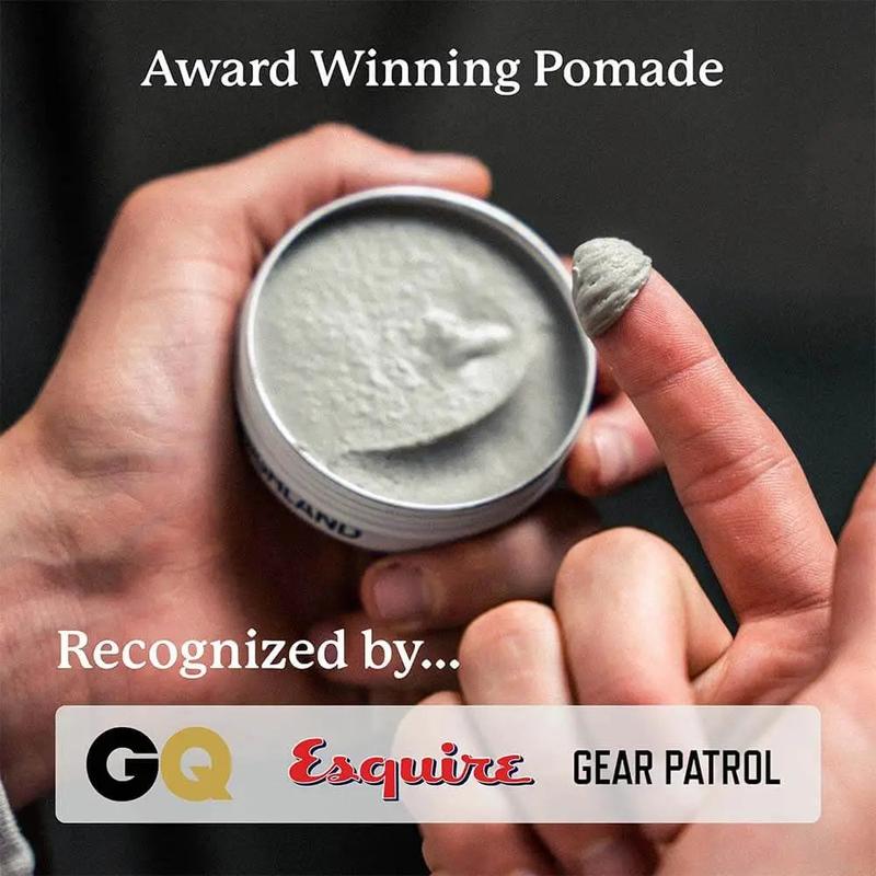 Glacial Clay Hair Styling Pomade | Low Shine, Medium Hold, Award-Winning, For Men Women. 100% Natural. Health Promoting. Nourishing & Texturizing.