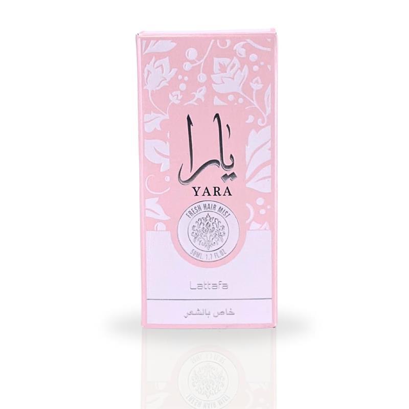 Lattafa Perfumes YARA Fresh Hair Mist 50ML (1.7 OZ), Experience the Sweet & Sensual Aroma. yara oil