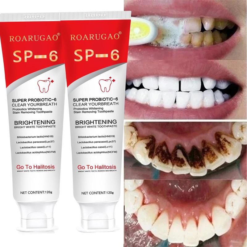 [90% People Choose] 2PCS SP-6 Toothpaste Oral Health Management, Fresh Breath