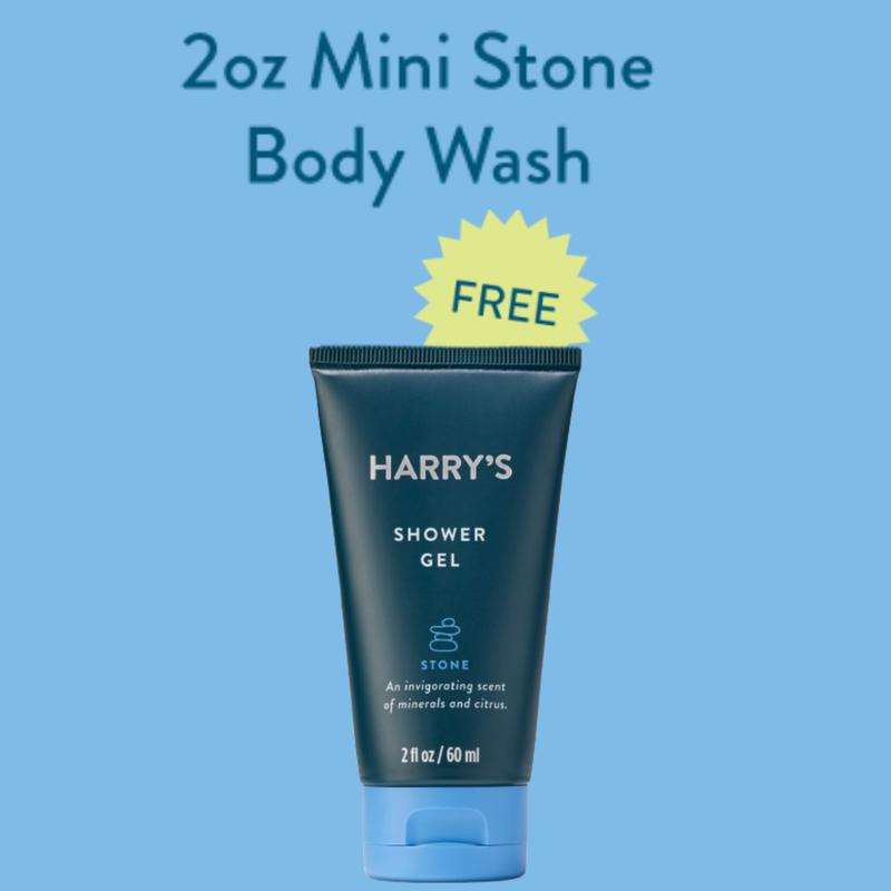 Harry's TikTok Shop Bundle | Mini Body Wash | Green Handle | Exfoliant Face Wash | 4 Extra Blades, Swedish Steel | Lightweight Face Lotion